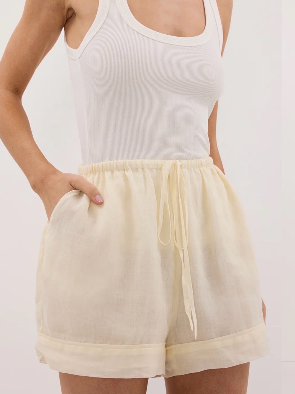 DISSH Kai Straw Ramie Short NWT (2 sizes available) - Picture 2 of 3